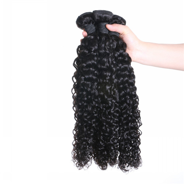 Brazilian Human Hair Remy Weave Bundles Curly Hair Unprocessed Good Virgin Hair Weft  LM412